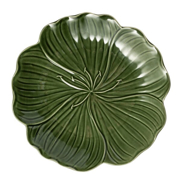 Stiernholm Flora tallrik 25 cm grön