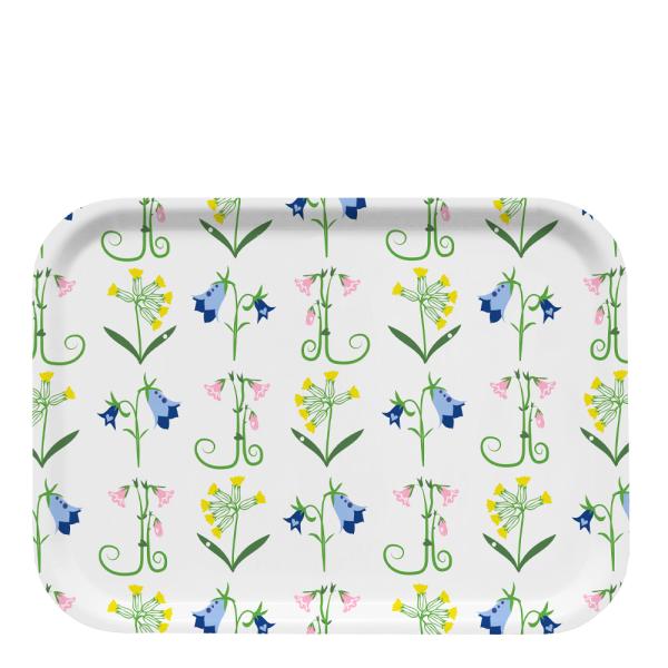 Flowers Frukostbricka 27x20 cm Multi