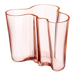 iittala Alvar Aalto Collection vas 16 cm laxrosa