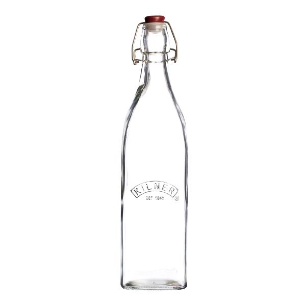 Clip Top Square Flaska 0,55 L bygel