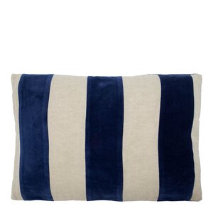 House Doctor Sono kuddfodral 60x40 cm blå/sand