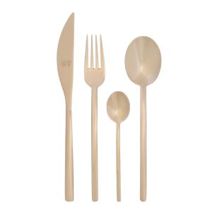 Vargen & Thor Bambini Cava bestickset 16 delar guld