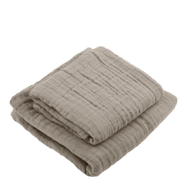 The Organic Company FINE set med badlakan och handduk clay