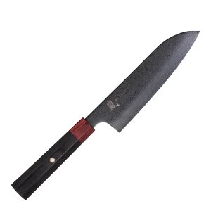 Yaxell Rei santokukniv 16,5 cm DLC svart/röd