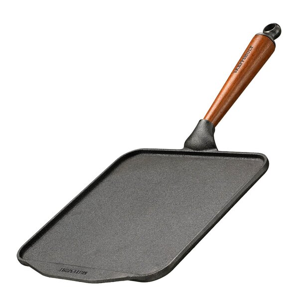 Skeppshult Traditional pannkakspanna fyrkantig 25 cm med trähandtag