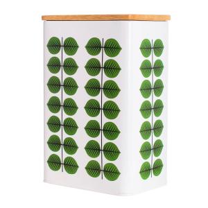 Stig L Berså kaffeburk 11x8x17 cm grön