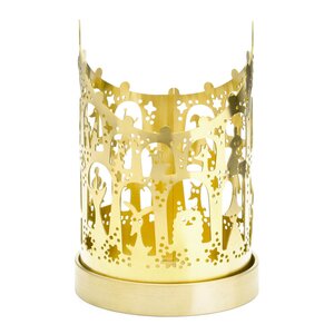 Skultuna Moomin x Skultuna ljuslykta Muminhuset 6x9 cm mässing