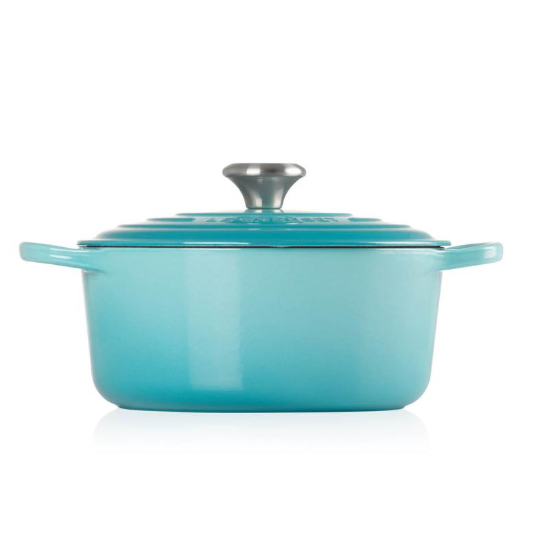 Le Creuset Signature gjutjärnsgryta rund 26 cm 5,3 L Caribbean