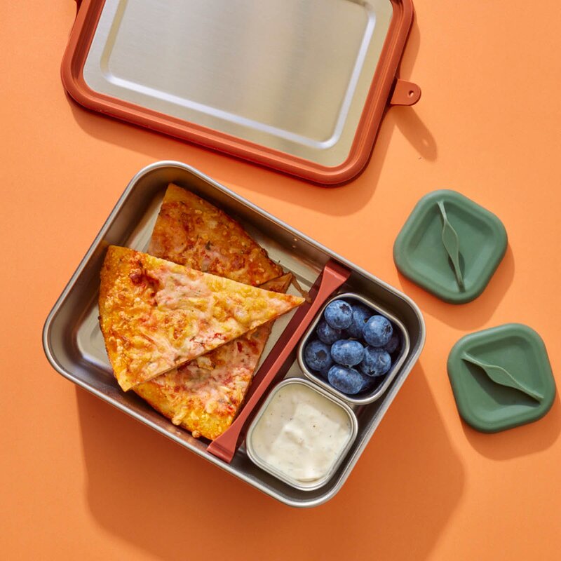 Klean Kanteen Rise snackslåda 8 cl borstat stål