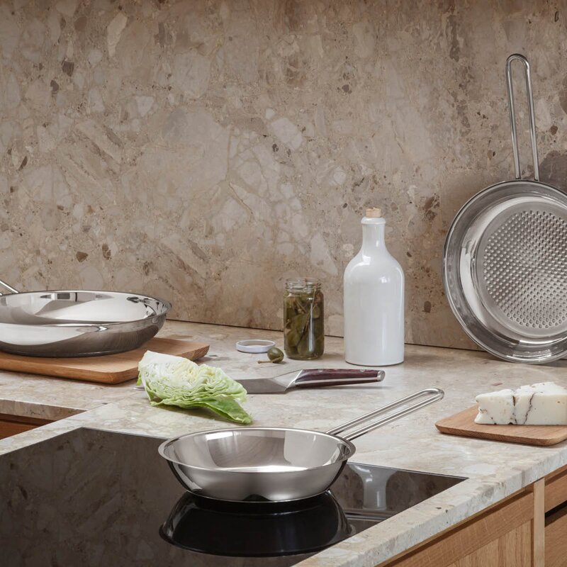 Eva Trio Stainless Steel stekpanna 24+28 cm honeycomb