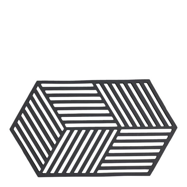 Zone Hexagon Grytunderlägg 24 cm Black