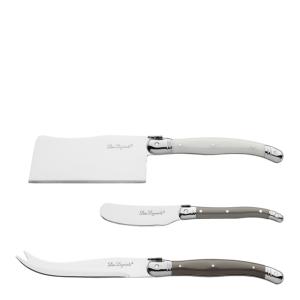 Lou Laguiole Tradition Ostbestick 3 delar stål