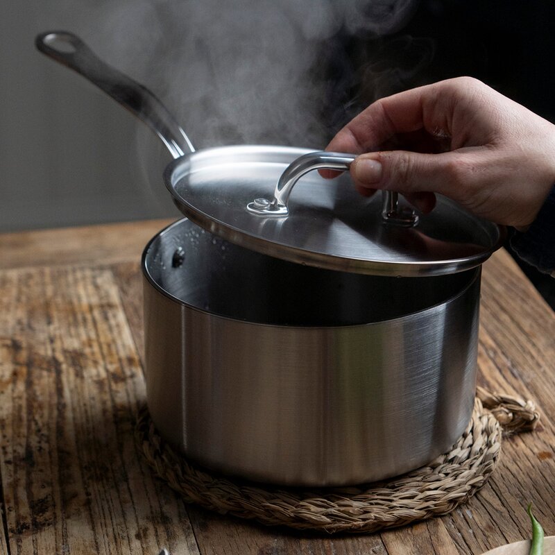 Samuel Groves Classic Stainless kastrull med lock 1,5 L