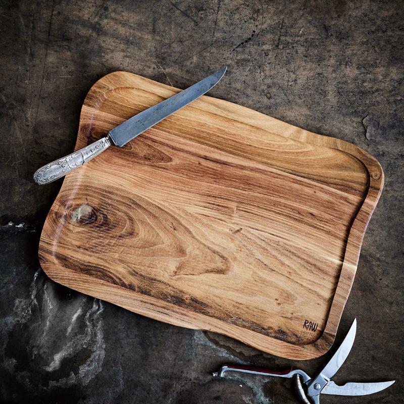 Aida Raw Skärbräda 45x33 cm Teak