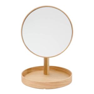 Wireworks Magnify Mirror Bordsspegel med bricka 25 cm Ek