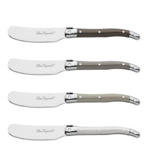 Lou Laguiole Tradition smörkniv 4-pack stål