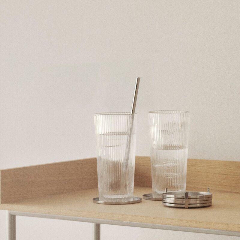 Stelton Classic sugrör i stål 4-pack