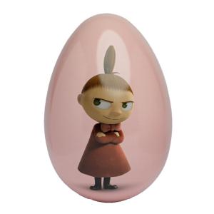Moomin Påskägg metall 15 cm Lilla My rosa