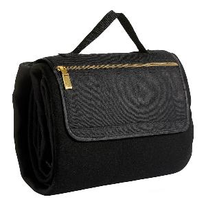 Sagaform City Picknick Pläd 130x170 cm Svart/Guld