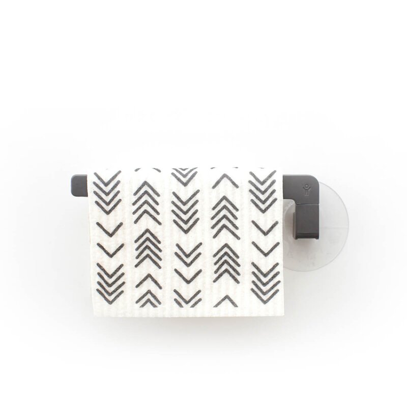 Bosign Do-Dish disktrasehållare med sugpropp 17,8 cm grafitgrå