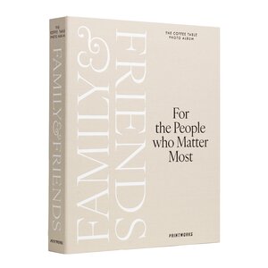 Printworks Fotoalbum Family and Friends 32,5x26,7 beige