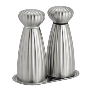 Robert Welch Palm Satin kvarnar och bricka 3 delar rostfritt stål liten