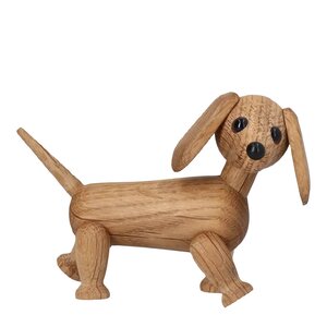 Spring Copenhagen Chico Dog träfigur 10,5 cm ek