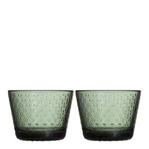 iittala Tundra Glas 16 cl 2-pack Tallgrön 