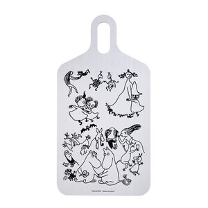 Muurla Skär & serveringsbräda 23x44 cm mumin 80 år