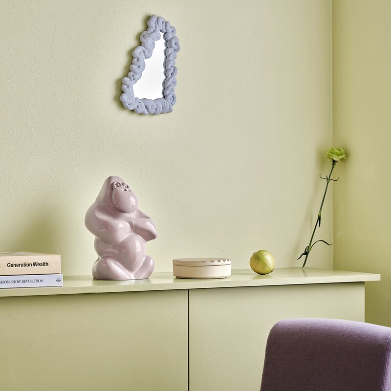 Kosta Boda Gabba Gabba Hey 30,5 cm puderrosa