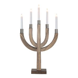 Star Trading Elias Adventsljusstake 67 cm Brun