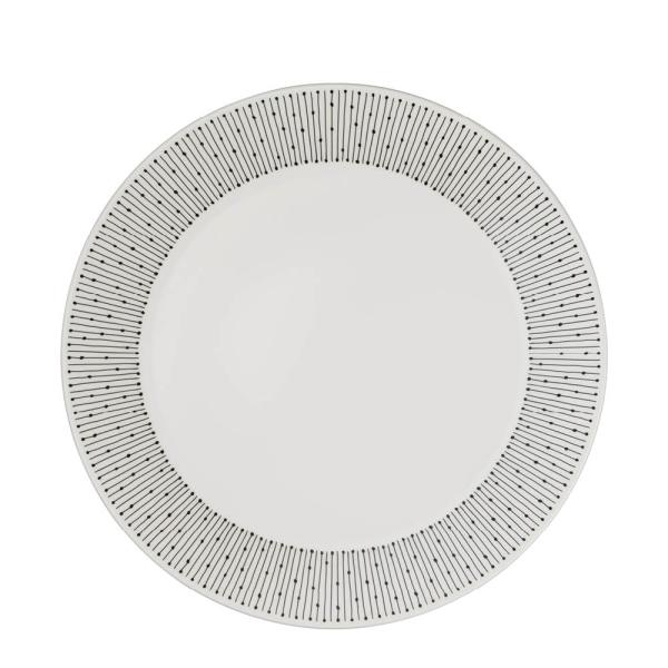 Arabia Mainio Sarastus Tallrik 25 cm Vit/Svart