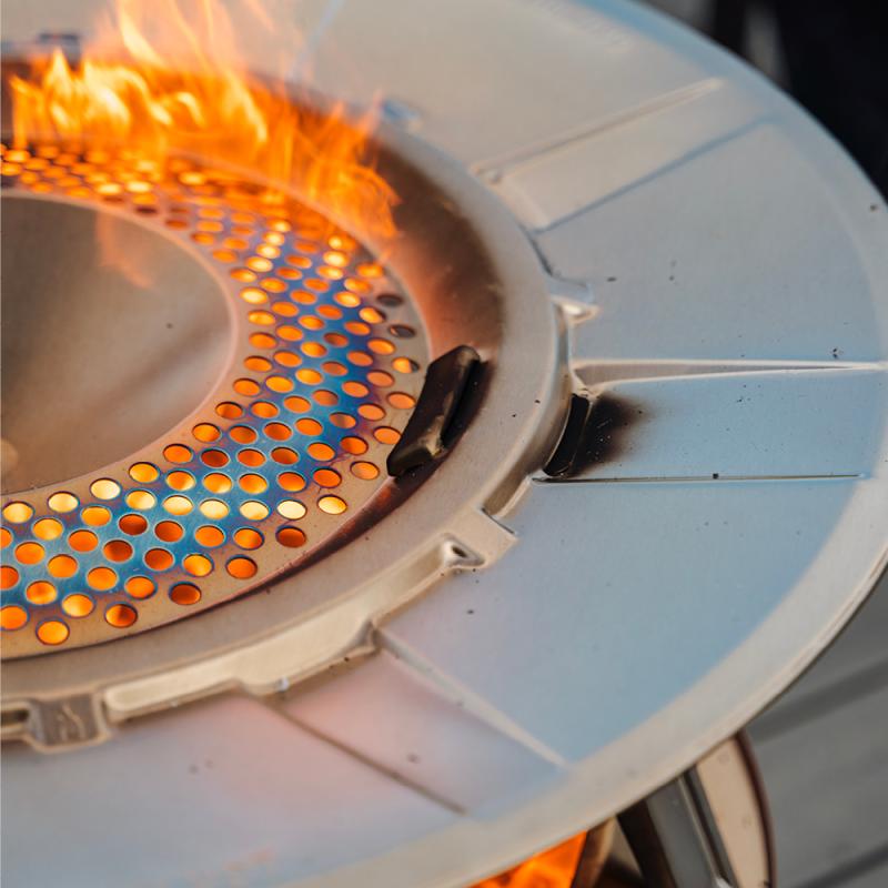 Solo Stove Ranger värmespridare silver
