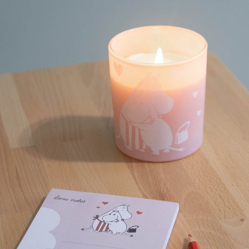 Pluto Mumin Doftljus 7,8x9,5 cm Moomin love