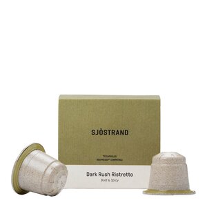 Sjöstrand Dark Rush Ristretto kaffekapslar 10-pack