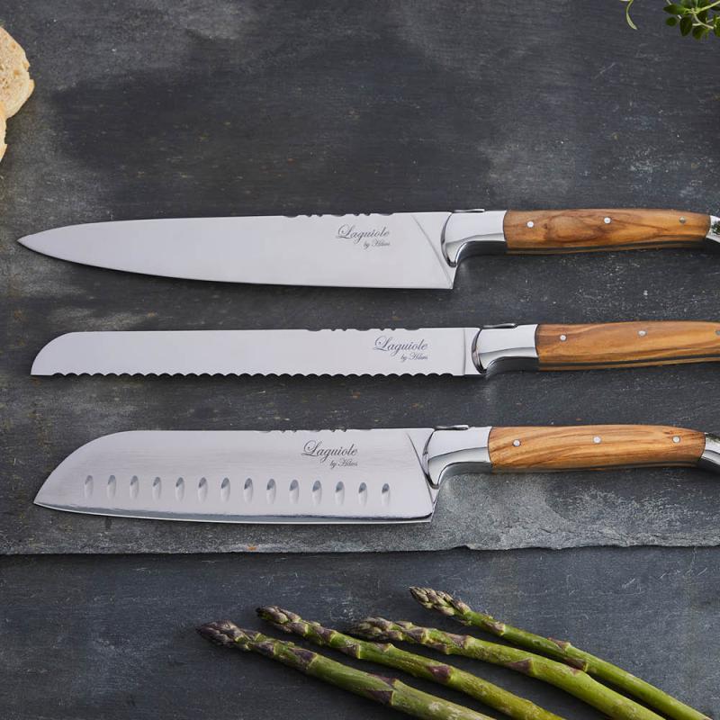 Laguiole by Haws Knivset 3 delar olivträ