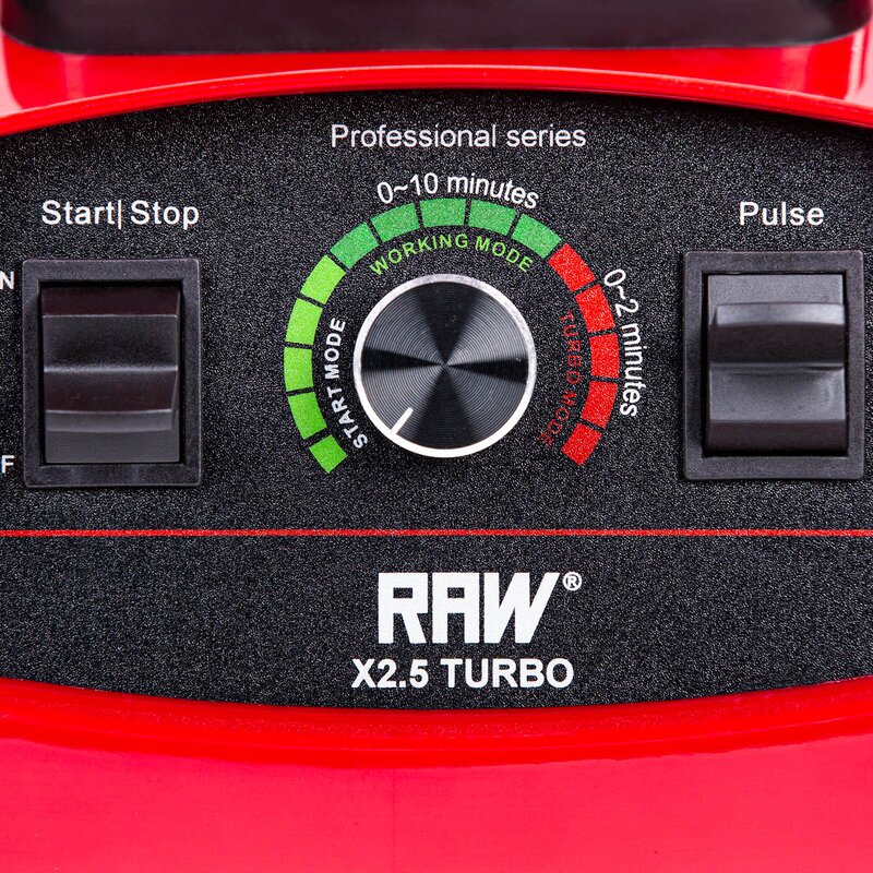 RAW Blender X 2,5 Turbo 2,2 L 1800W Röd
