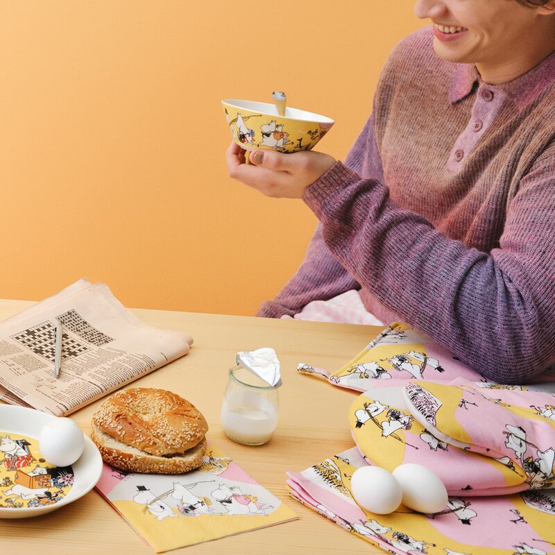 MoominArabia Mumin grytlapp set 22x22 cm 2-pack Familjemys