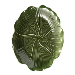 Stiernholm Flora serveringsfat 43x34 cm grön