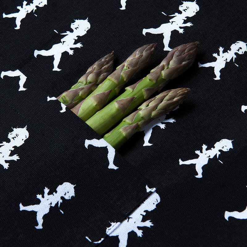 SOLSTICKAN Förkläde vuxen Svart