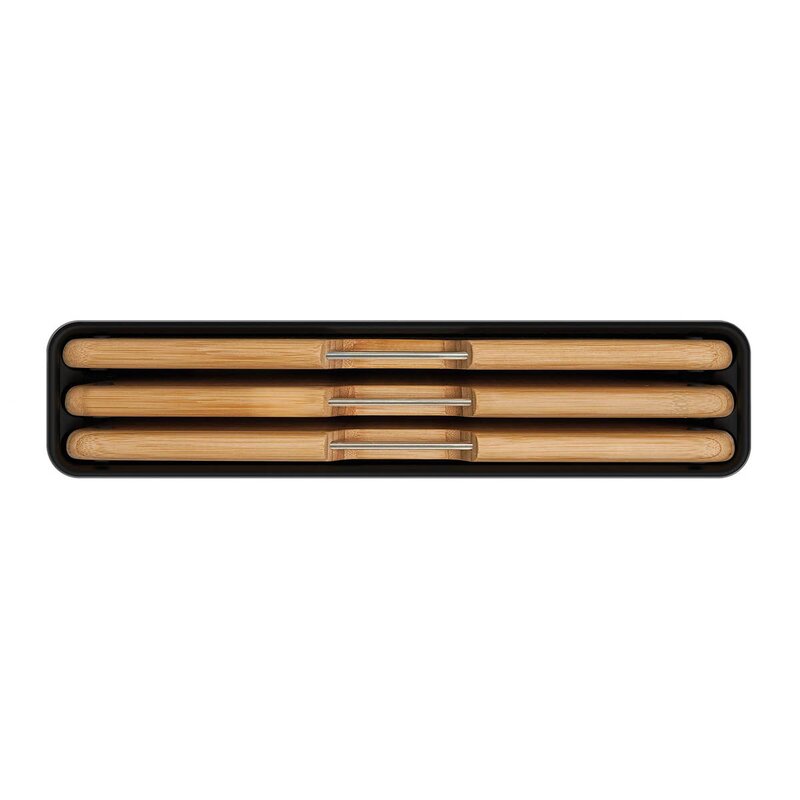 Joseph Joseph Folio skärbräda i bambu 34x24 cm 3-pack