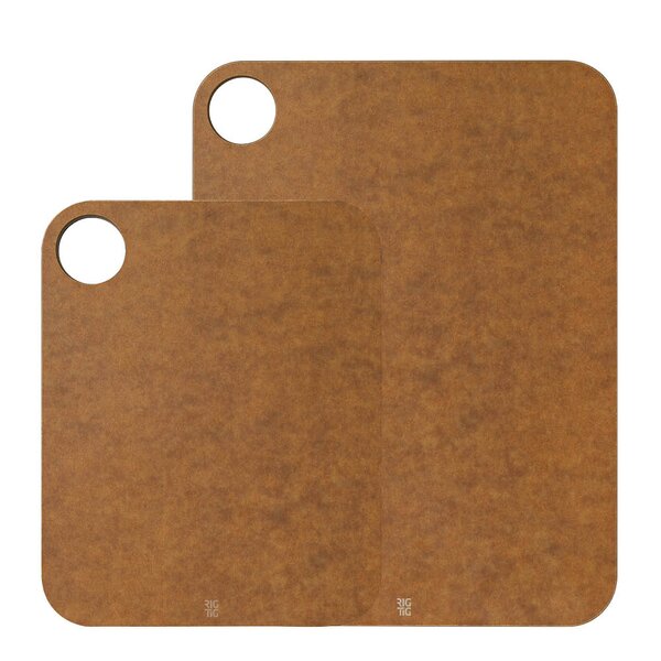 RIG-TIG CUT-IT skärbräda 2-pack cellulosa brun