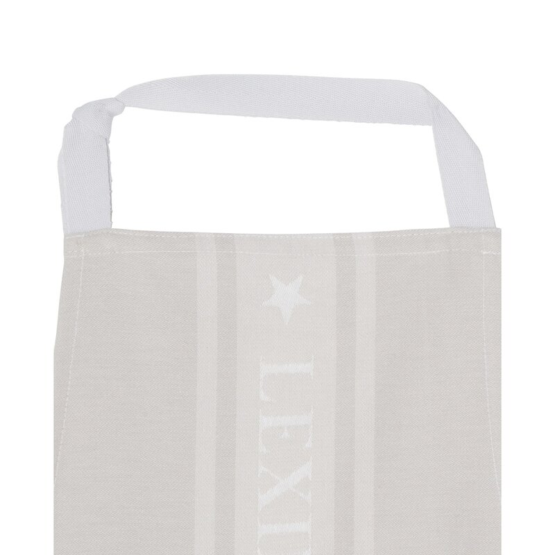 Lexington Icons förkläde stjärna 105×80 cm beige/vit