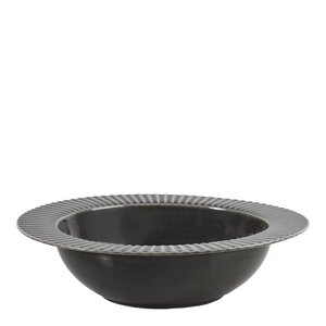 Sagaform Coffee & More djup tallrik 22 cm grå