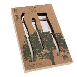 Jean Dubost Laguiole Ostkniv 3 delar Vit