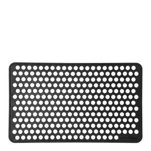Tica Copenhagen Dot dörrmatta gummi 75x45 cm svart
