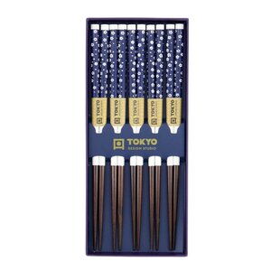 Tokyo Design Studio Ätpinneset 5-pack blå plommon
