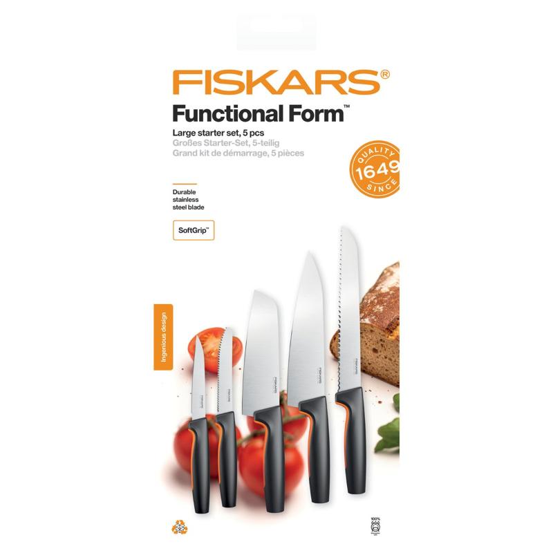 Fiskars Functional Form stort knivset 5 delar