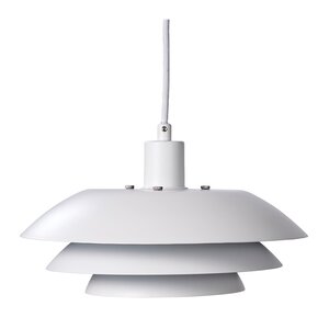 Dyberg Larsen DL31 pendellampa 15 cm vit