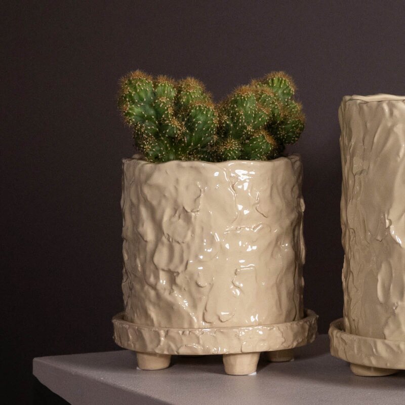 ByOn Muddy S kruka 17,5x18 cm beige